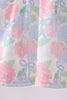 Blue Hydrangea Smocked Pearl Set