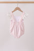 Pink Plaid Bow UPF Swim One-Piece