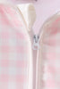 Pink Plaid UPF Swim Coverup