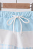 Blue Plaid UPF Swim Trunks