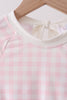 Pink Plaid UPF Rashguard