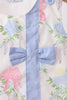 Blue Hydrangea Bow Dress