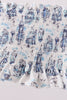 Blue Beach Smocked UPF Swim Set