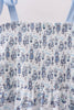 Blue Beach Smocked Women Dress