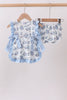Blue Beach Bloomer Set