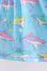 Blue Shark Smocked Bloomer Set