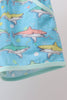 Blue Shark Embroidered Set