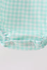 Green Mallard Plaid Embroidered Bubble