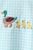 Green Mallard Embroidered Set