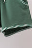 Green Duck Stripe Embroidered Set