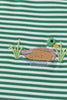 Green Duck Stripe Embroidered Set