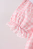 Pink Apple Bus Smocked Dress