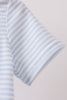 Blue Apple Bus Embroidered Top