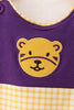 Purple LSU Tiger Applique Jon Jon
