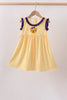 Purple LSU Tiger Applique Dress