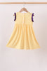 Purple LSU Tiger Applique Dress