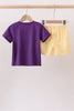 Purple LSU Tiger Applique Set