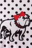 Red Georgia Bulldog Applique Ruffle Bloomer Set