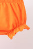 Orange Tennessee Dog Appliqué Bloomer Set