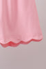 Blue Stripe Schoolhouse Appliqué Ruffle Set