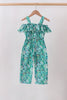 Green Lily Floral Jumpsuit