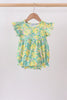 Yellow Lily Floral Bubble