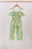Yellow Lily Floral Jumpsuit