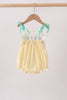 Mustard Honey Bear Embroidered Bubble