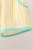 Mustard Honey Bear Embroidered Short Set