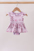 Purple Castle bamboo Ruffle Bubble