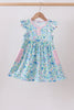Blue Floral Dress