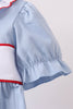 Blue Apple Embroidered Dress