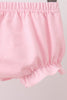 Pink Stripe Apple Book Applique Bubble