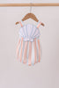 Seashell Stripe Appliqué Bubble
