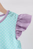 Blue under the sea Embroidered Dress