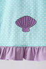 Blue under the sea Embroidered Set