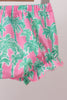 Palm Tree Embroidered Bloomer Set
