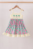 Palm Tree Embroidered Dress