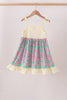 Palm Tree Embroidered Dress