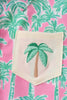 Palm Tree Embroidered Set