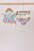 Palm Tree Smocked UPF Swim Set
