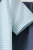 Blue Stripe Shorts Set