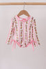 Pink Garden Ruffle Rashguard