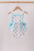 Blue Boots Ruffle Bubble