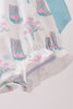 Blue Boots Ruffle Bubble