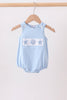 Blue Shells Embroidered Bubble