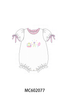 Pink Carousel Embroidered Bubble