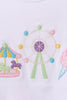Carousel Embroidered Skorts Set