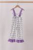 Purple Butterfly Applique Jumpsuit