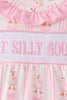 Pink Goose Smocked Bubble